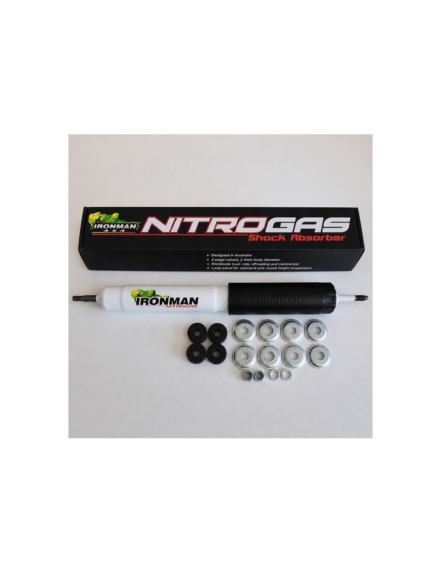Amortyzator przedni Ironman 4x4 Nitro Gas, lift 2" — Nissan Patrol Y60, Land Rover Discovery 1/Defender (12091GR) - ujęcie 2