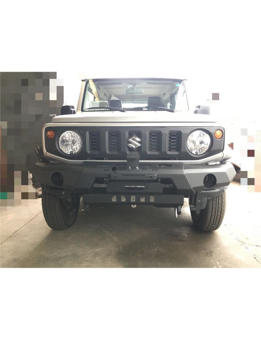 Stalowy przedni zderzak z płytą montażową wyciągarki Snakeman 4WD — Suzuki Jimny (SNBF20) - ujęcie 2