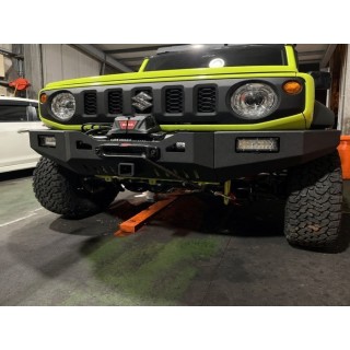 Stalowy przedni zderzak z płytą montażową wyciągarki Snakeman 4WD — Suzuki Jimny (SNBF19) - ujęcie 2