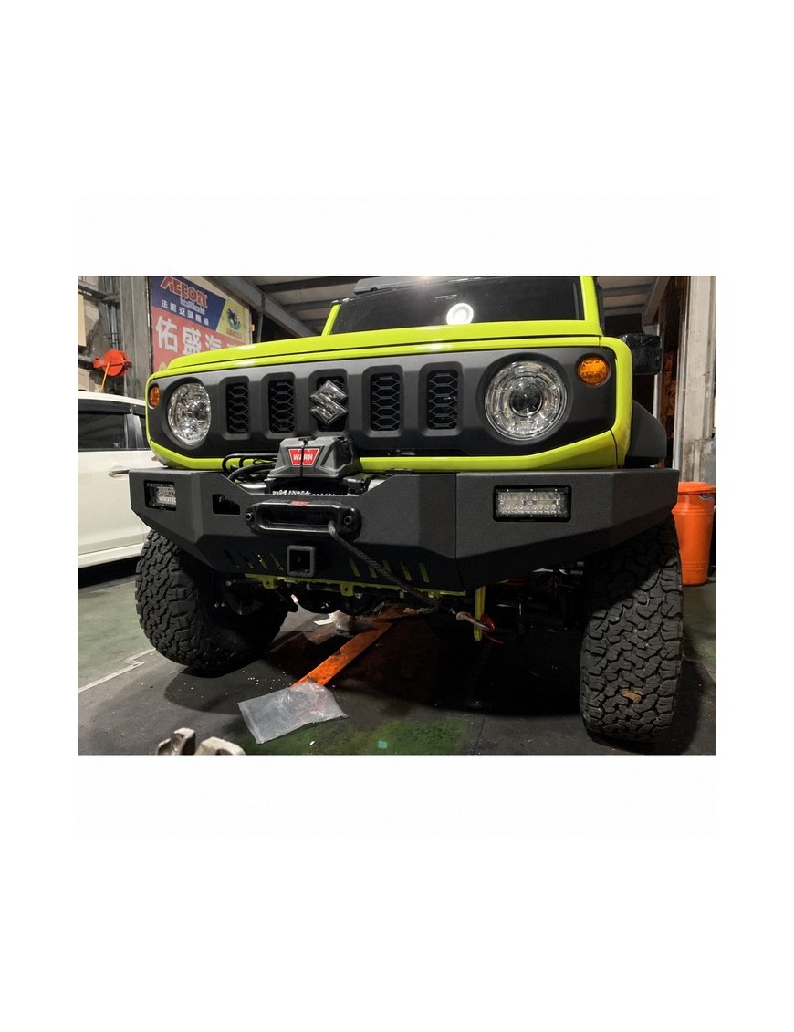 Stalowy przedni zderzak z płytą montażową wyciągarki Snakeman 4WD — Suzuki Jimny (SNBF19) - ujęcie 6 Stalowy przedni zderzak z płytą montażową wyciągarki Snakeman 4WD — Suzuki Jimny (SNBF19) - ujęcie 6