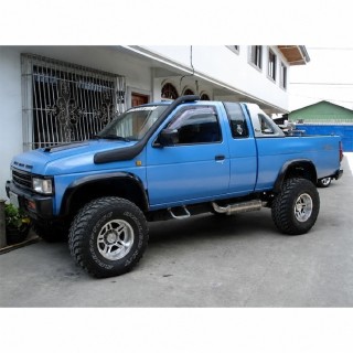 Snorkel Snakeman 4WD, lewa strona — Nissan Navara D21, Nissan Terrano (SNSD21A) - ujęcie 2