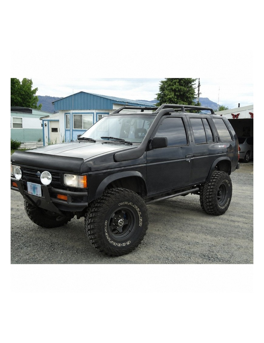 Snorkel Snakeman 4WD, lewa strona — Nissan Navara D21, Nissan Terrano (SNSD21A)