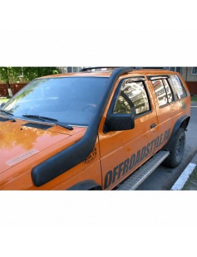 Snorkel Snakeman 4WD, lewa strona — Nissan Navara D21, Nissan Terrano (SNSD21A)