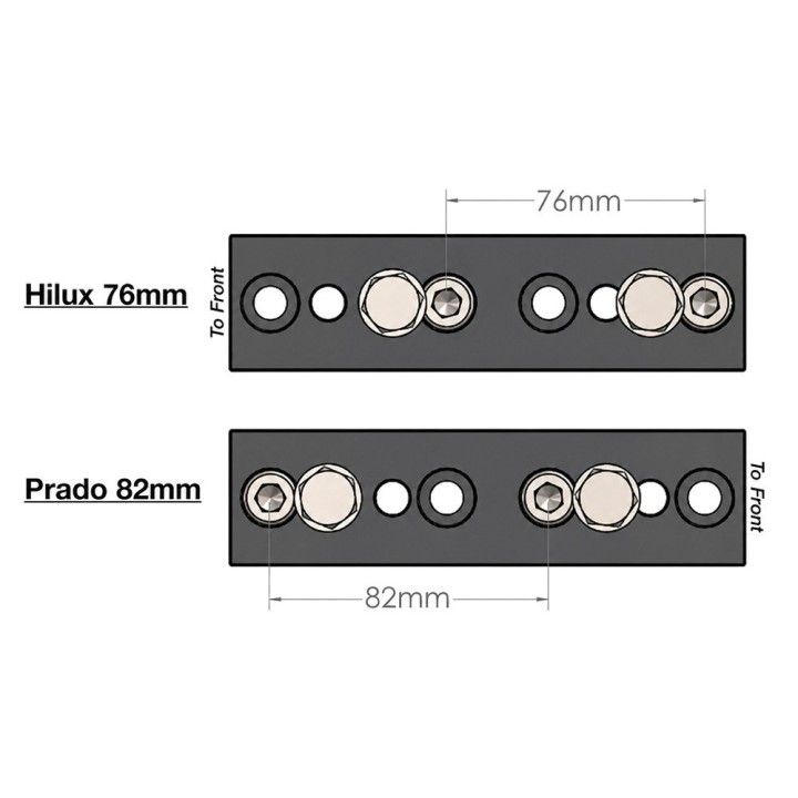 Przedni zestaw obniżenia stabilizatora IRONMAN4X4 — Toyota 4Runner, Toyota FJ Cruiser, Toyota Fortuner (1198K) - ujęcie 6