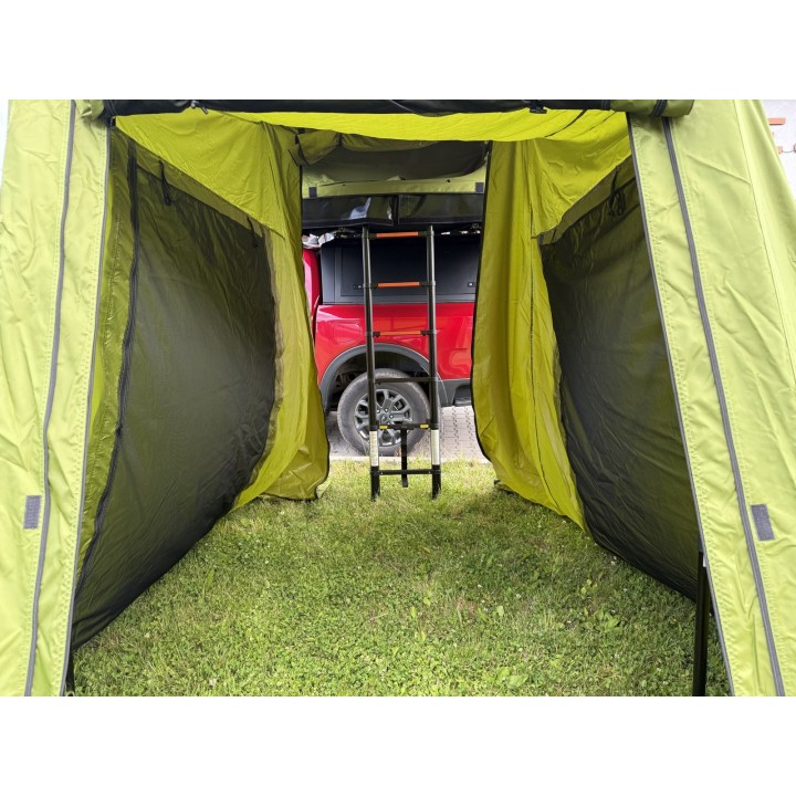 Przedsionek do namiotu dachowego Escape HYBRID 160 cm Zielony - ujęcie 7