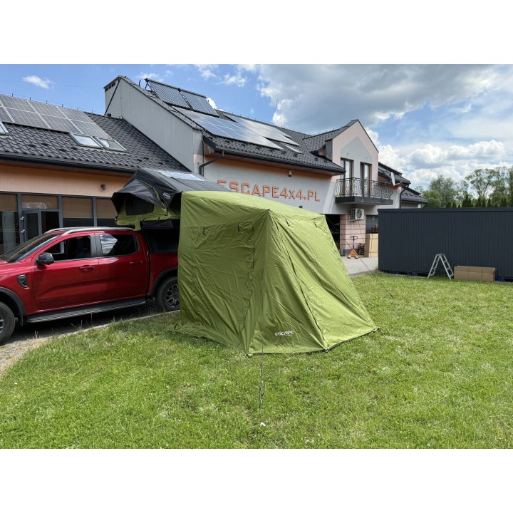 Przedsionek do namiotu dachowego Escape HYBRID 190 cm Zielony - ujęcie 4