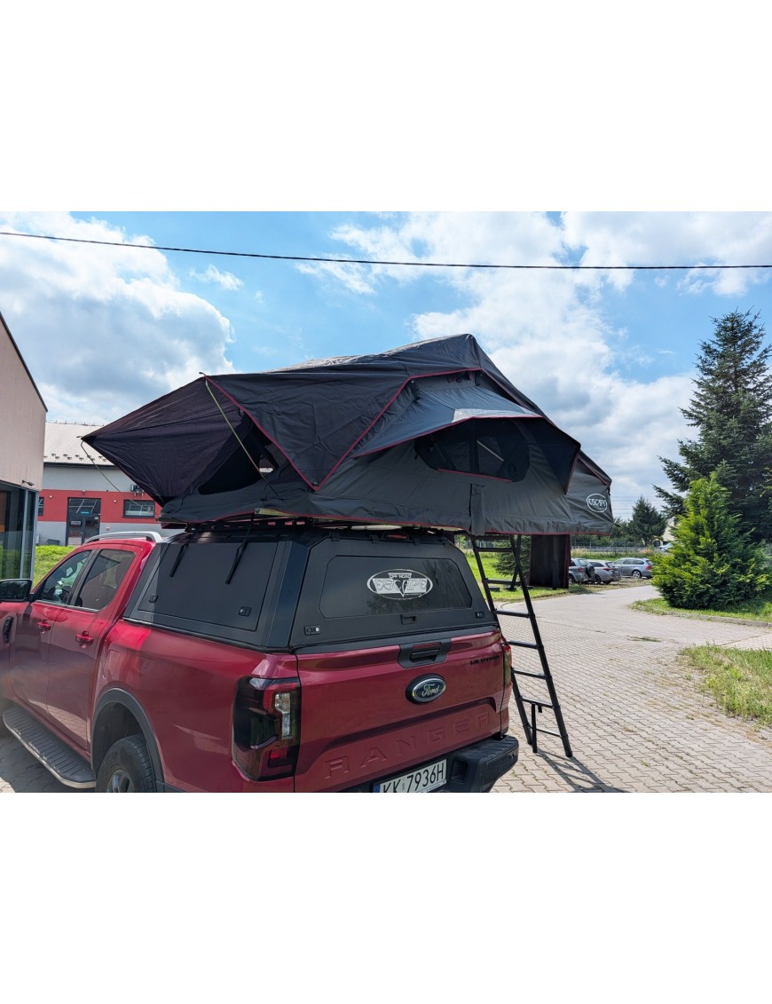 Namiot dachowy INDIANA 160 cm LONG Day&Night z matą antykondensacyjną Szary