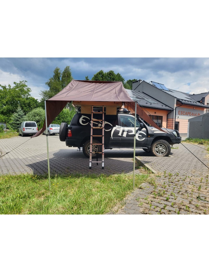 Zadaszenie do namiotu dachowego Escape VARIO 210 cm Brązowe