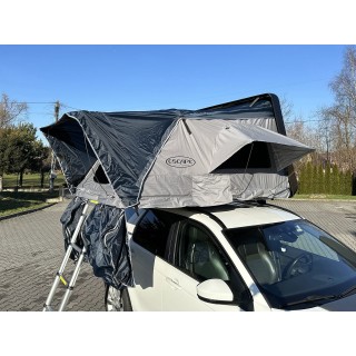 Namiot dachowy Escape VARIO 160 cm Szary – czarna pokrywa
