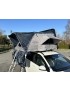 Namiot dachowy Escape VARIO 160 cm Szary – czarna pokrywa