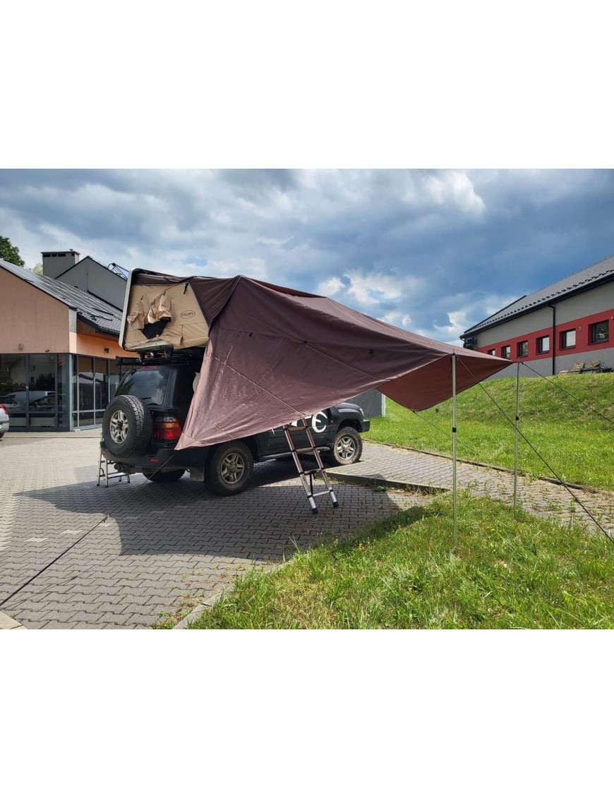 Zadaszenie do namiotu dachowego Escape VARIO 210 cm Brązowe