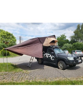 Zadaszenie do namiotu dachowego Escape VARIO 210 cm Brązowe