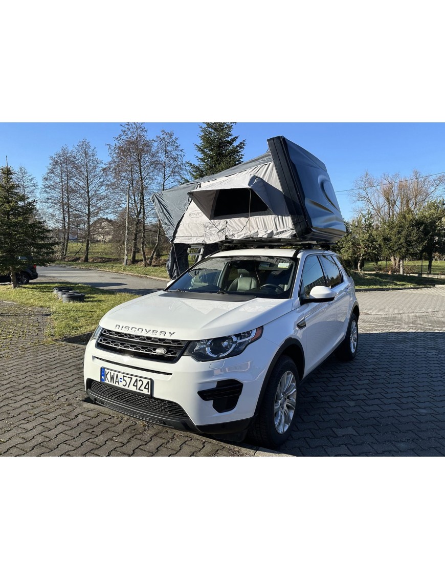 Namiot dachowy Escape VARIO 160 cm Szary – czarna pokrywa