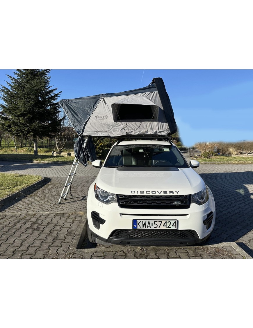 Namiot dachowy Escape VARIO 160 cm Szary – czarna pokrywa