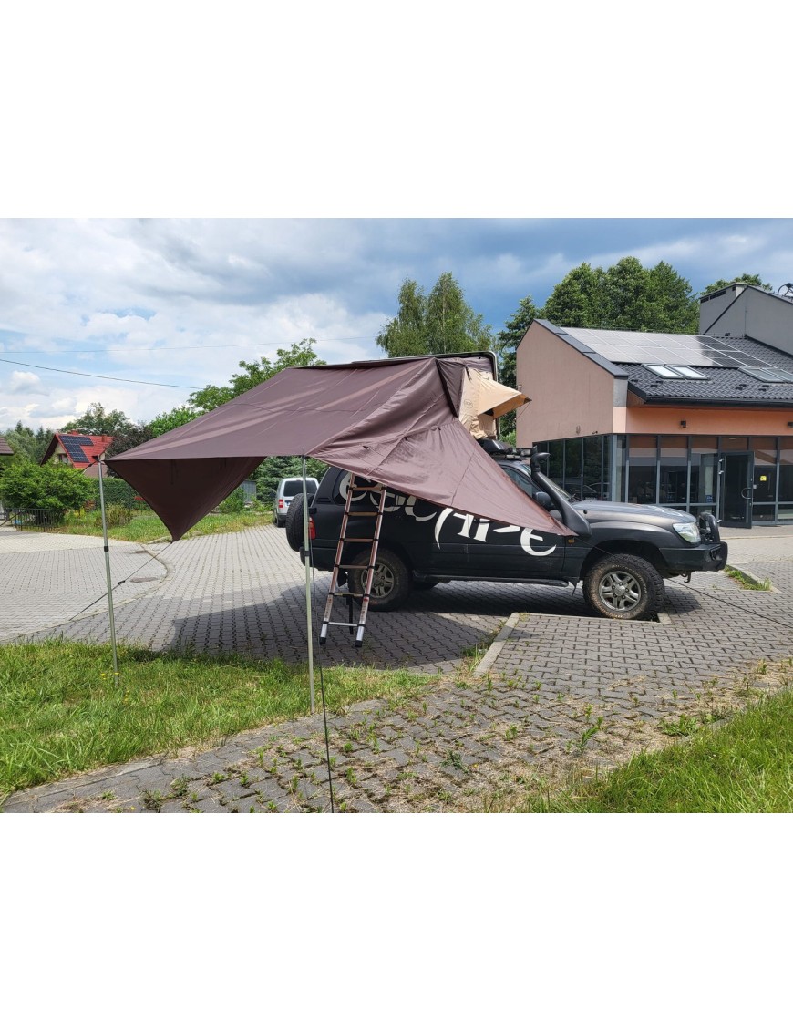 Zadaszenie do namiotu dachowego Escape VARIO 210 cm Brązowe
