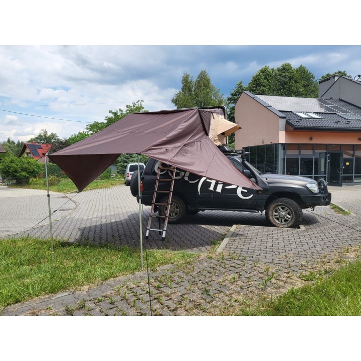 Zadaszenie do namiotu dachowego Escape VARIO 210 cm Brązowe - ujęcie 10