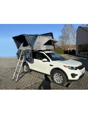 Namiot dachowy Escape VARIO 160 cm Szary – czarna pokrywa