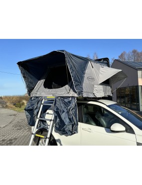 Namiot dachowy Escape VARIO 160 cm Szary – czarna pokrywa