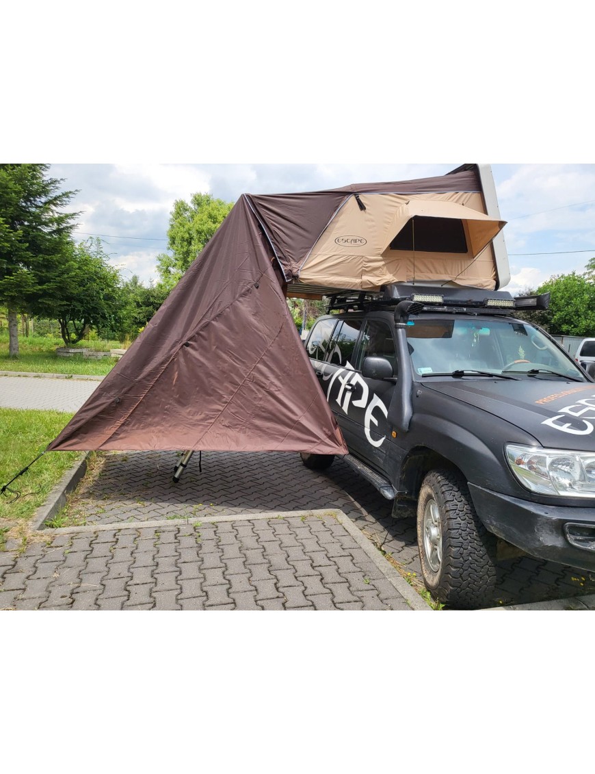 Zadaszenie do namiotu dachowego Escape VARIO 210 cm Brązowe