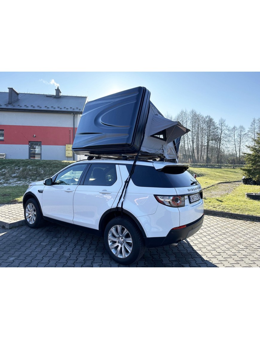 Namiot dachowy Escape VARIO 160 cm Szary – czarna pokrywa