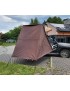 Zadaszenie do namiotu dachowego Escape VARIO 210 cm Brązowe