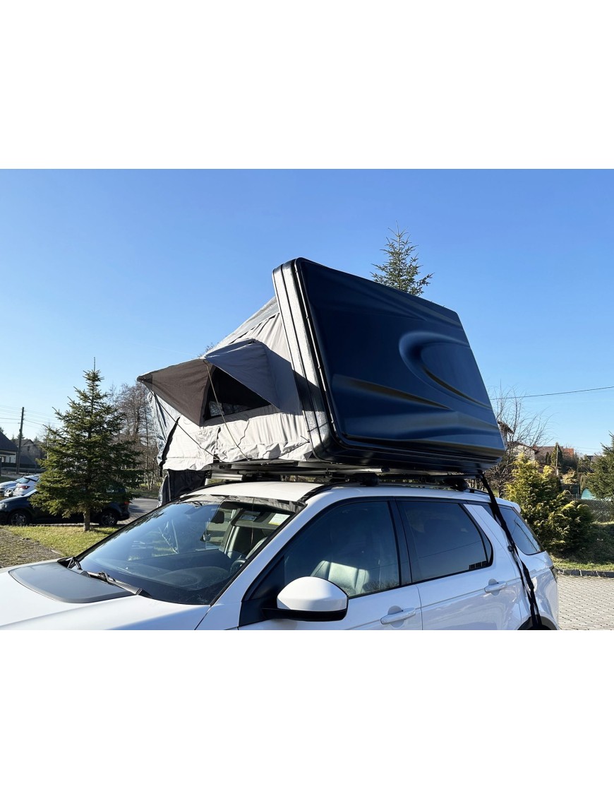 Namiot dachowy Escape VARIO 160 cm Szary – czarna pokrywa