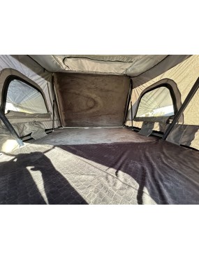 Namiot dachowy Escape VARIO 160 cm Szary – czarna pokrywa