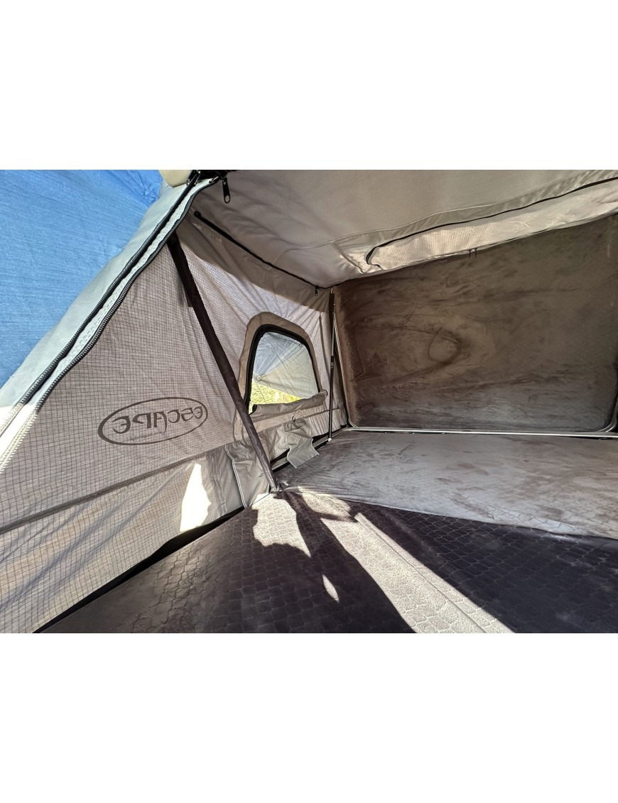 Namiot dachowy Escape VARIO 160 cm Szary – czarna pokrywa