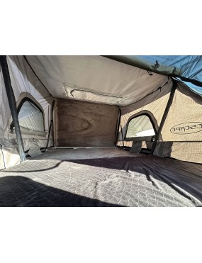 Namiot dachowy Escape VARIO 160 cm Szary – czarna pokrywa