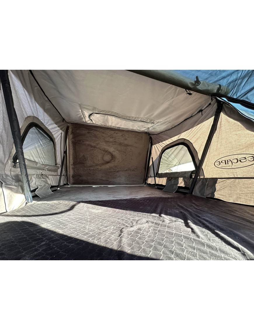 Namiot dachowy Escape VARIO 160 cm Szary – czarna pokrywa