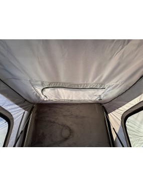 Namiot dachowy Escape VARIO 160 cm Szary – czarna pokrywa