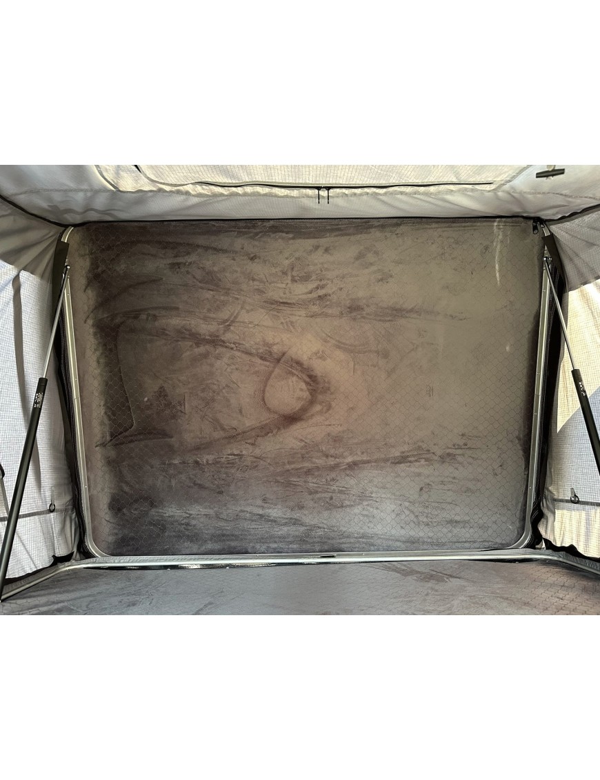 Namiot dachowy Escape VARIO 160 cm Szary – czarna pokrywa