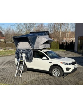 Namiot dachowy Escape VARIO 160 cm Szary – czarna pokrywa