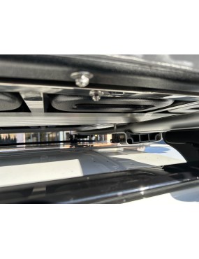 Namiot dachowy Escape VARIO 160 cm Szary – czarna pokrywa