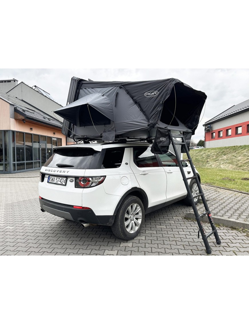 Namiot dachowy Escape VIGO 190 cm aluminiowy z matą antykondensacyjną Szary