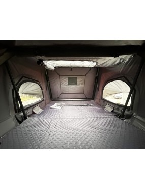 Namiot dachowy Escape VIGO 190 cm aluminiowy z matą antykondensacyjną Szary