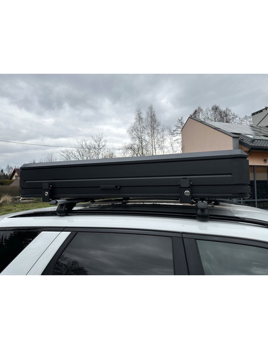 Namiot dachowy Escape VIGO 190 cm aluminiowy z matą antykondensacyjną Szary