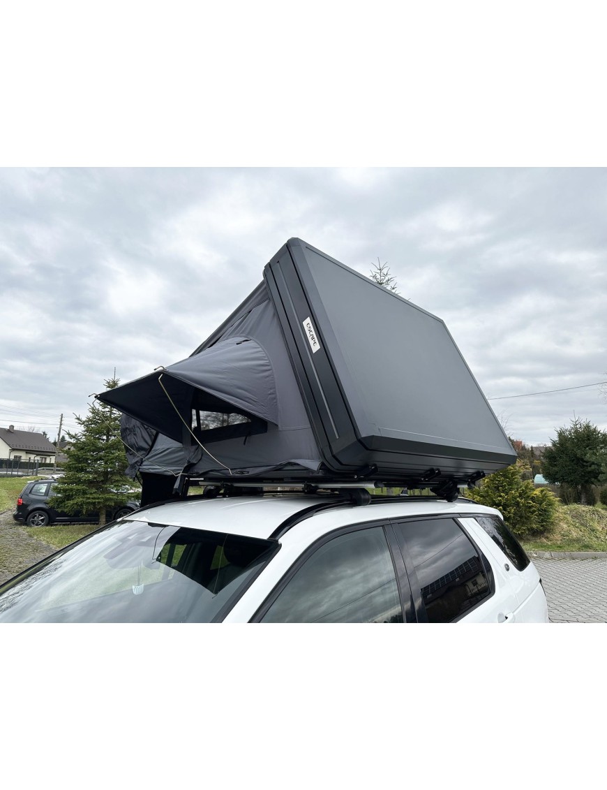 Namiot dachowy Escape VIGO 190 cm aluminiowy z matą antykondensacyjną Szary