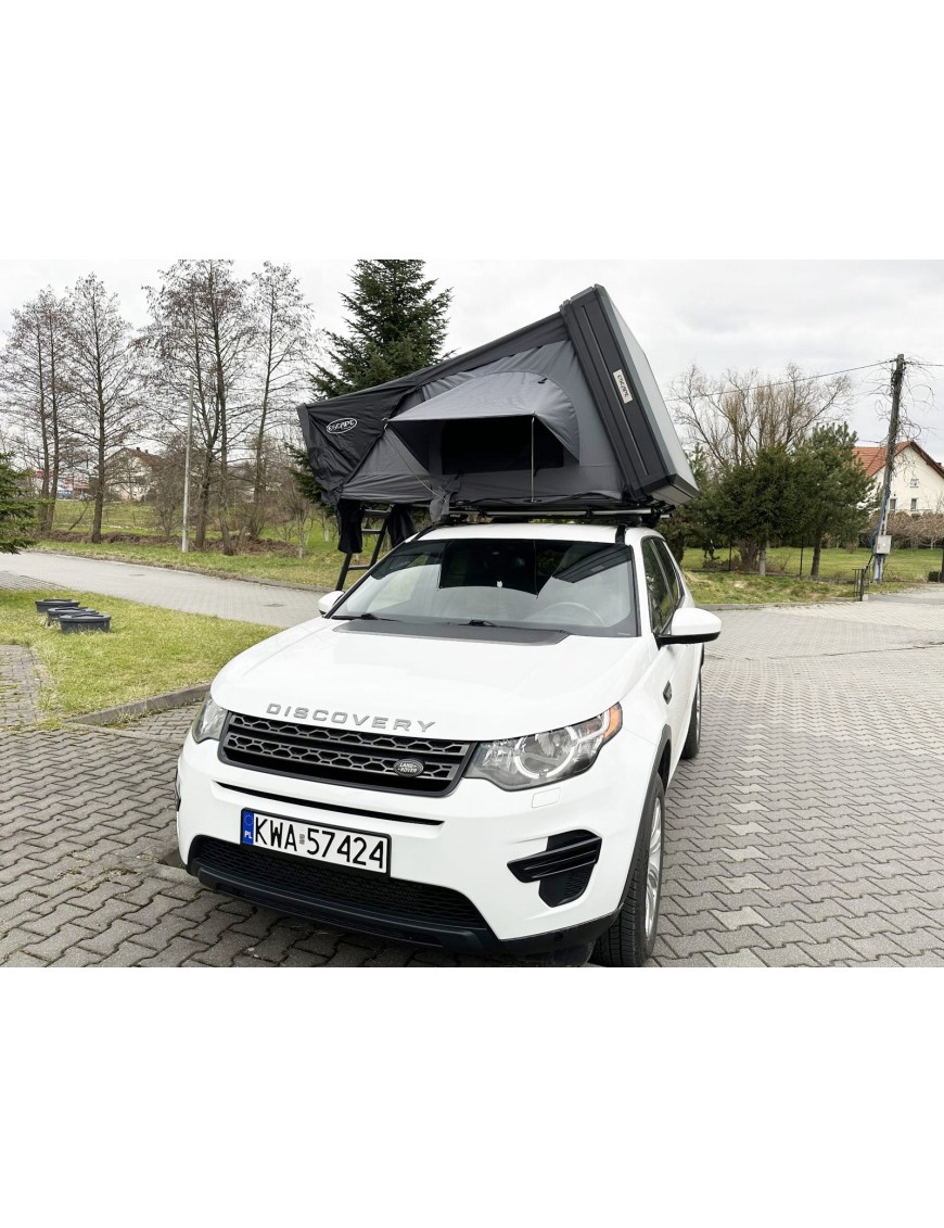 Namiot dachowy Escape VIGO 190 cm aluminiowy z matą antykondensacyjną Szary
