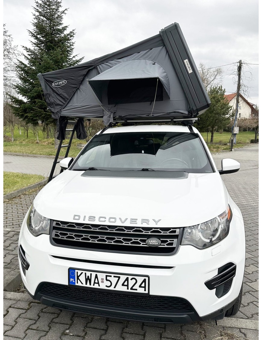 Namiot dachowy Escape VIGO 190 cm aluminiowy z matą antykondensacyjną Szary