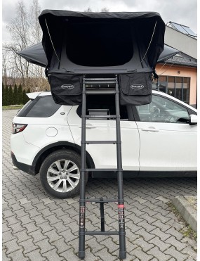 Namiot dachowy Escape VIGO 190 cm aluminiowy z matą antykondensacyjną Szary