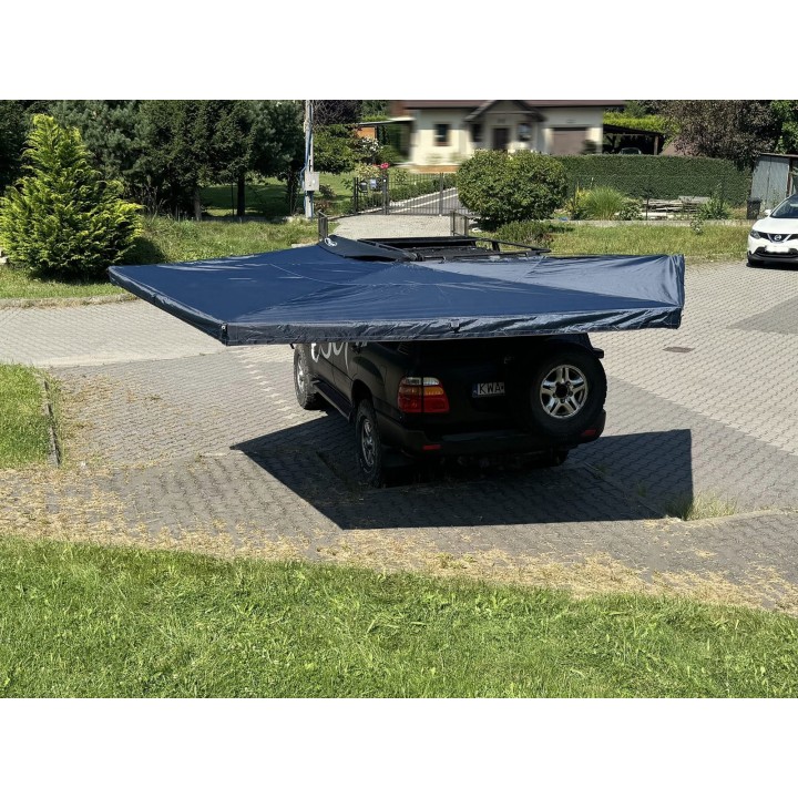 Zadaszenie FOX HD 270° 2m z oświetleniem LED str. kierowcy Granatowe Escape