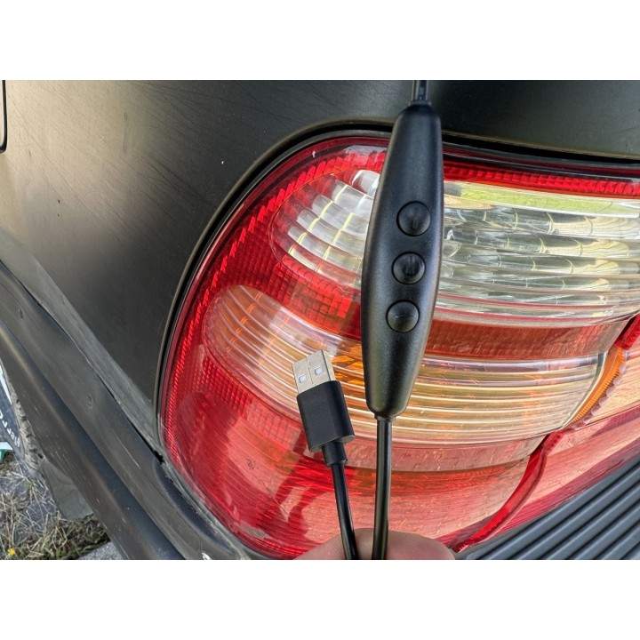 Zadaszenie FOX HD 270° 2m z oświetleniem LED str. kierowcy Granatowe Escape - ujęcie 7