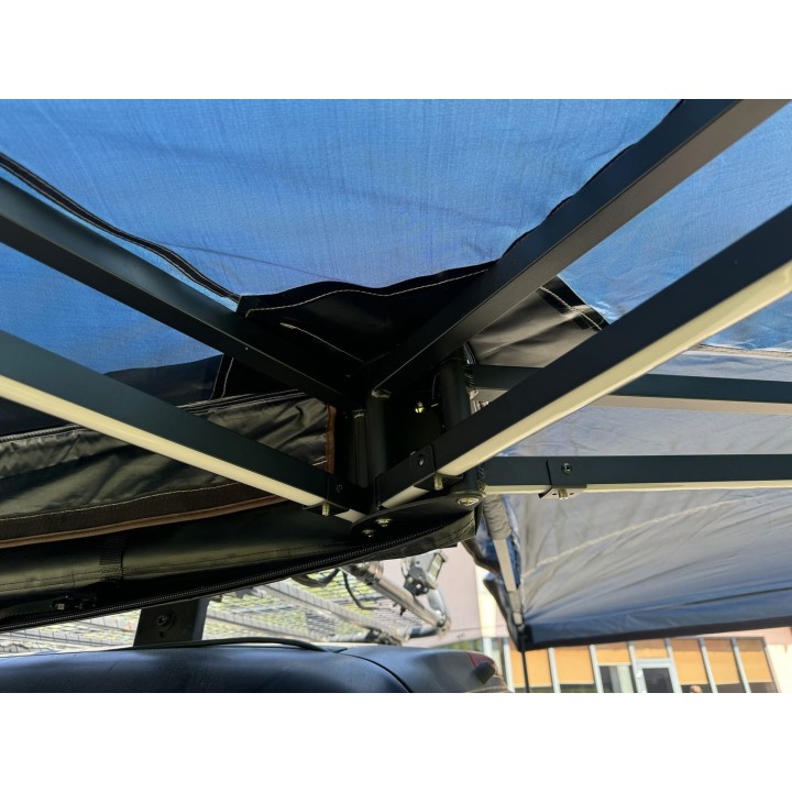 Zadaszenie FOX HD 270° 2m z oświetleniem LED str. kierowcy Granatowe Escape - ujęcie 13
