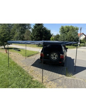 Zadaszenie FOX HD 270° 2m z oświetleniem LED str. kierowcy Granatowe