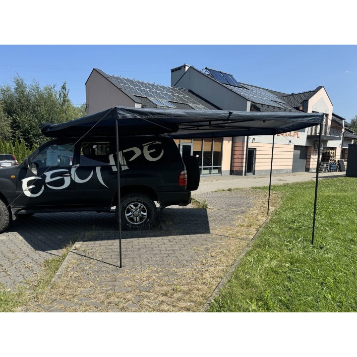 Zadaszenie FOX HD 270° 2m z oświetleniem LED str. kierowcy Granatowe Escape - ujęcie 19