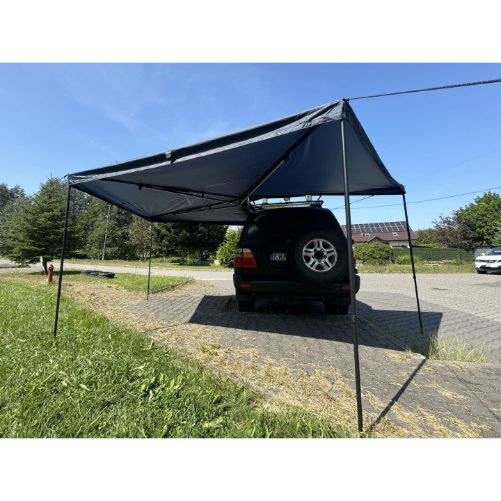 Zadaszenie FOX HD 270° 2,5m z oświetleniem LED str. kierowcy Granatowe Escape - ujęcie 16