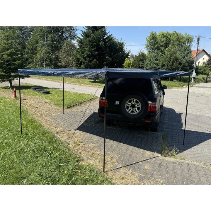 Zadaszenie FOX HD 270° 2,5m z oświetleniem LED str. kierowcy Granatowe Escape - ujęcie 18