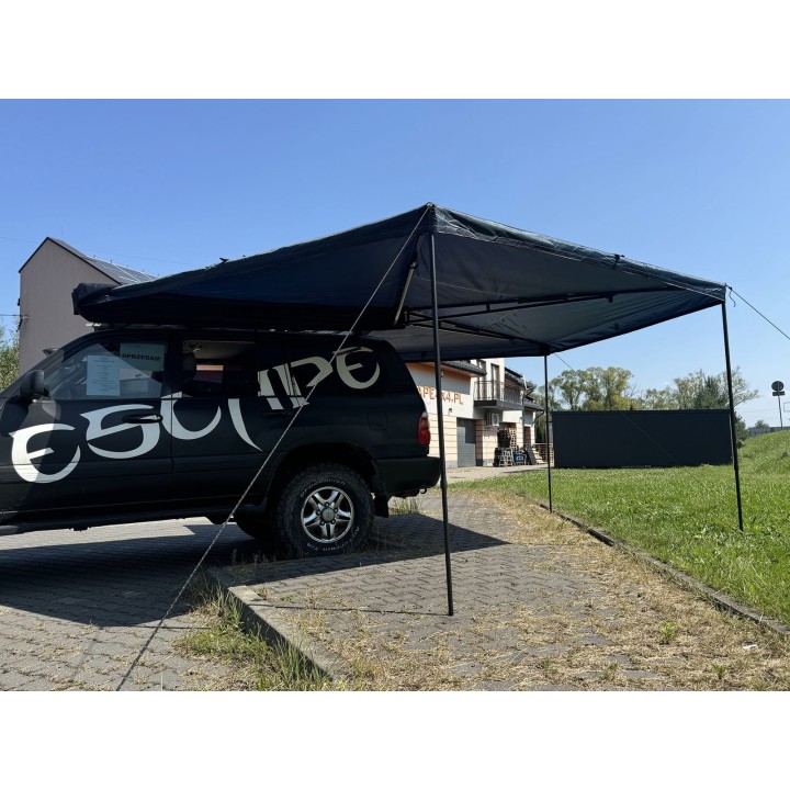 Zadaszenie FOX HD 270° 2,5m z oświetleniem LED str. pasażera Granatowe Escape - ujęcie 20