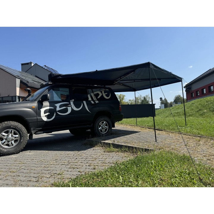 Zadaszenie FOX HD 270° 2,5m z oświetleniem LED str. pasażera Granatowe Escape - ujęcie 21